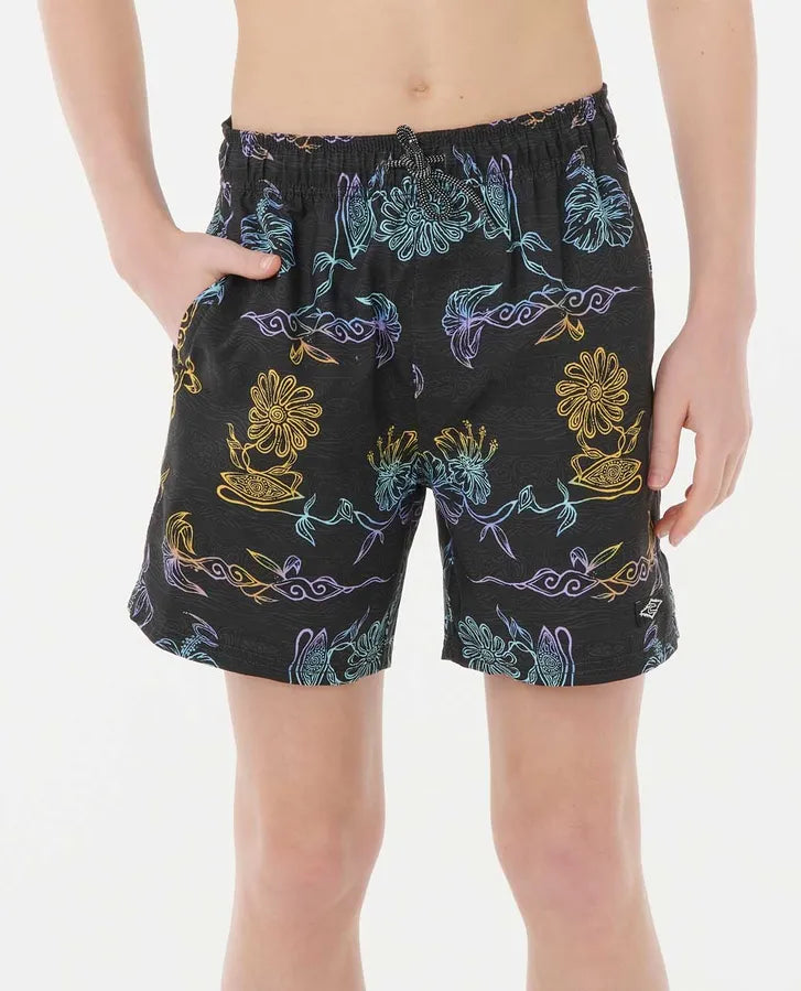 Tropic Daze Floral Volley - Boy