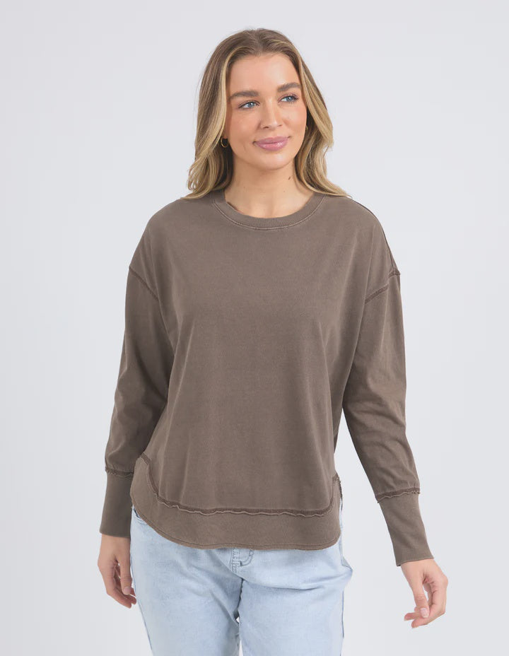 Farrah Long Sleeve - Chocolate