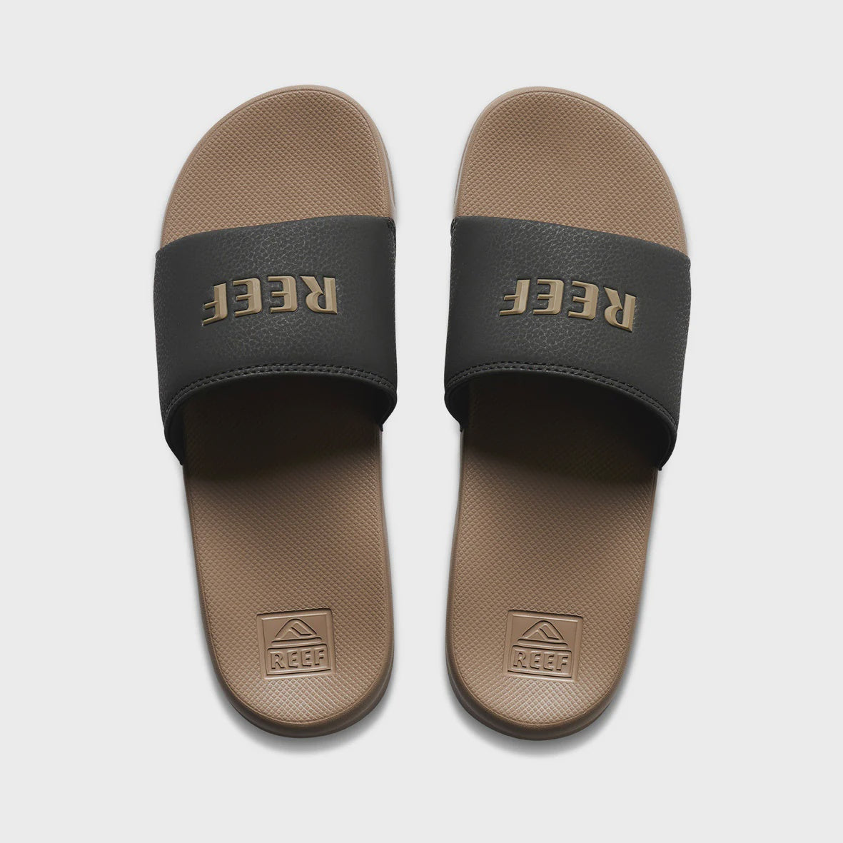 One Slide - Black/Fossil
