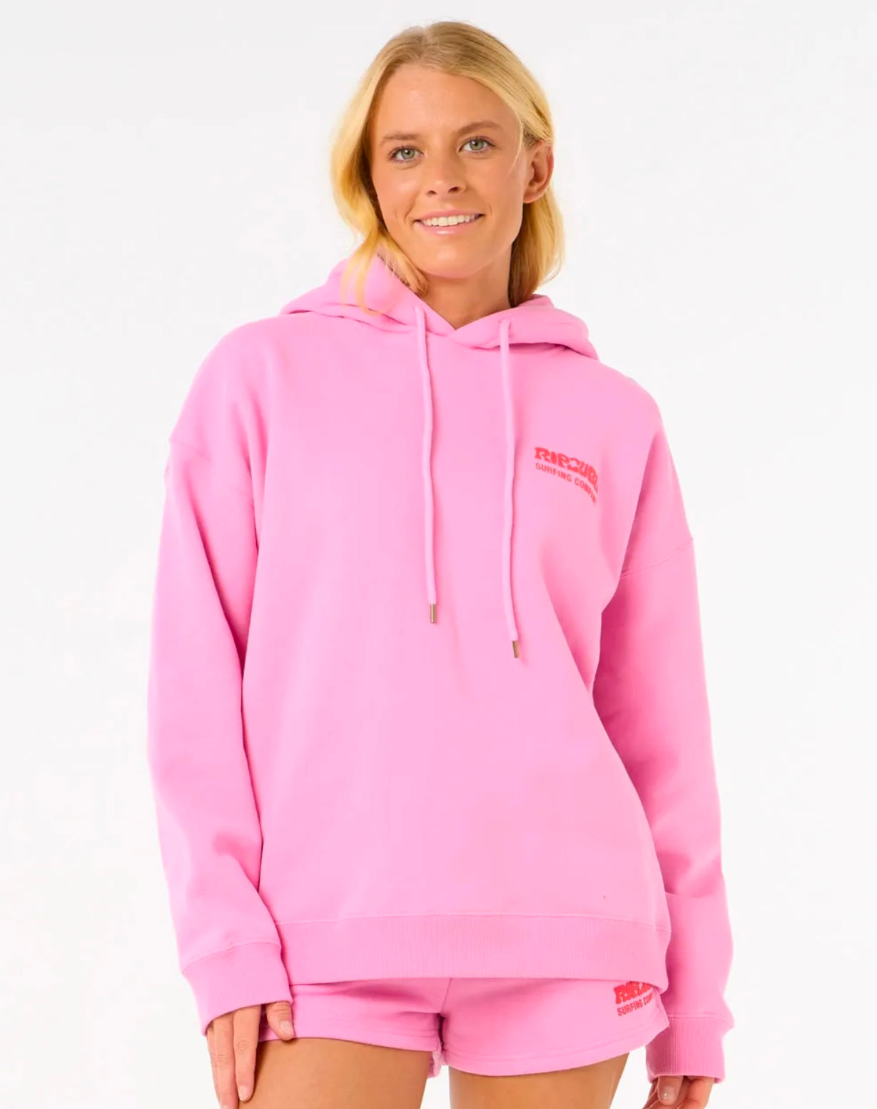 Surf Puff Heritage Hood - Pink