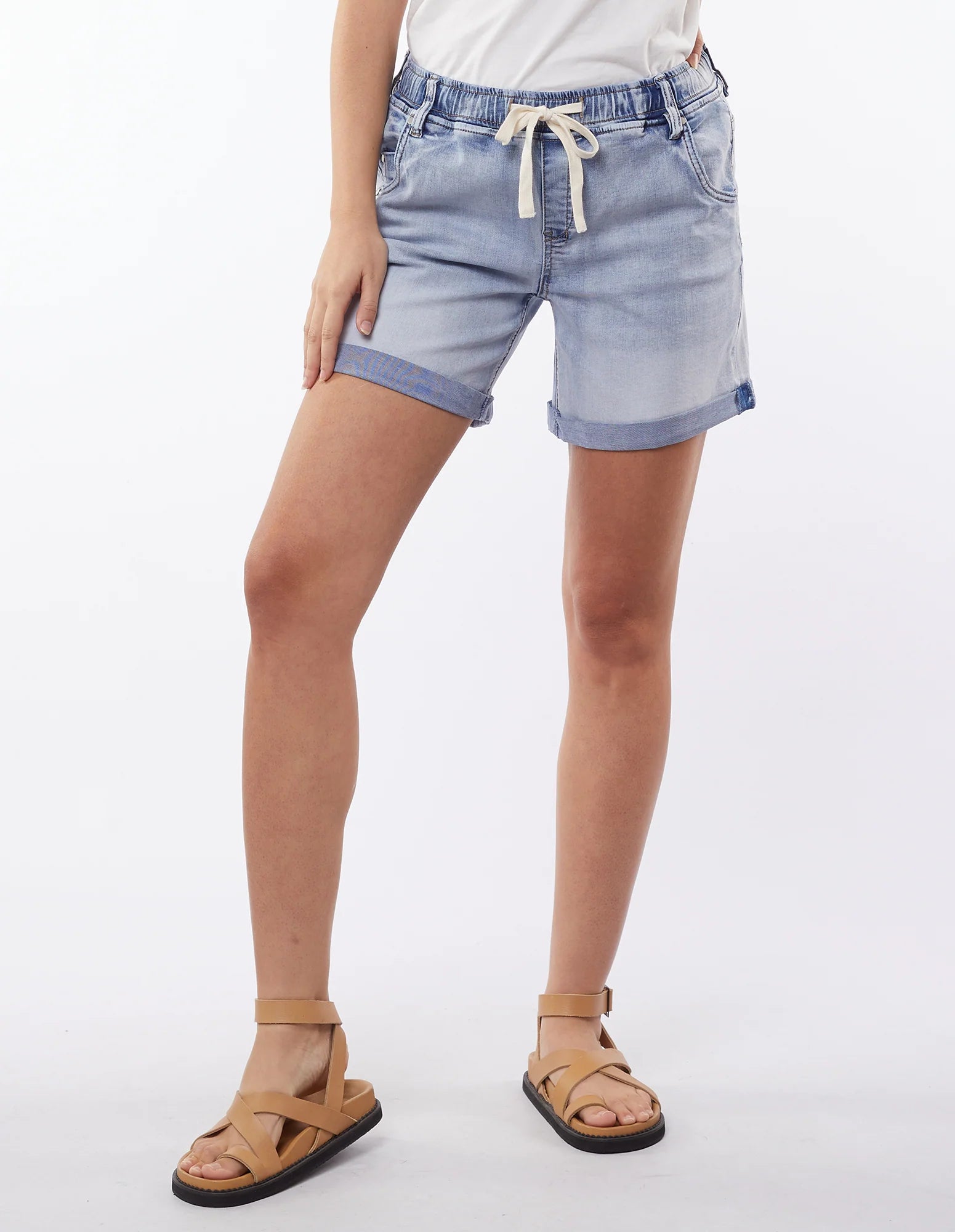 Gabrielle Jogger Short - Light Blue