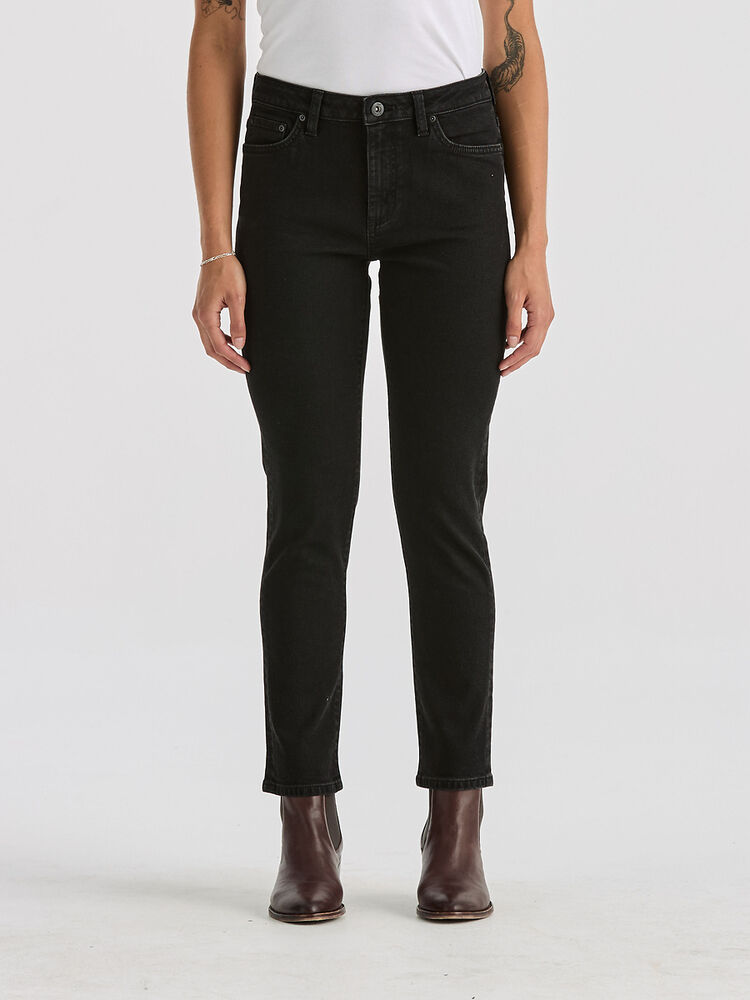 Lee LWM Mid Slim Jean - Soft Black