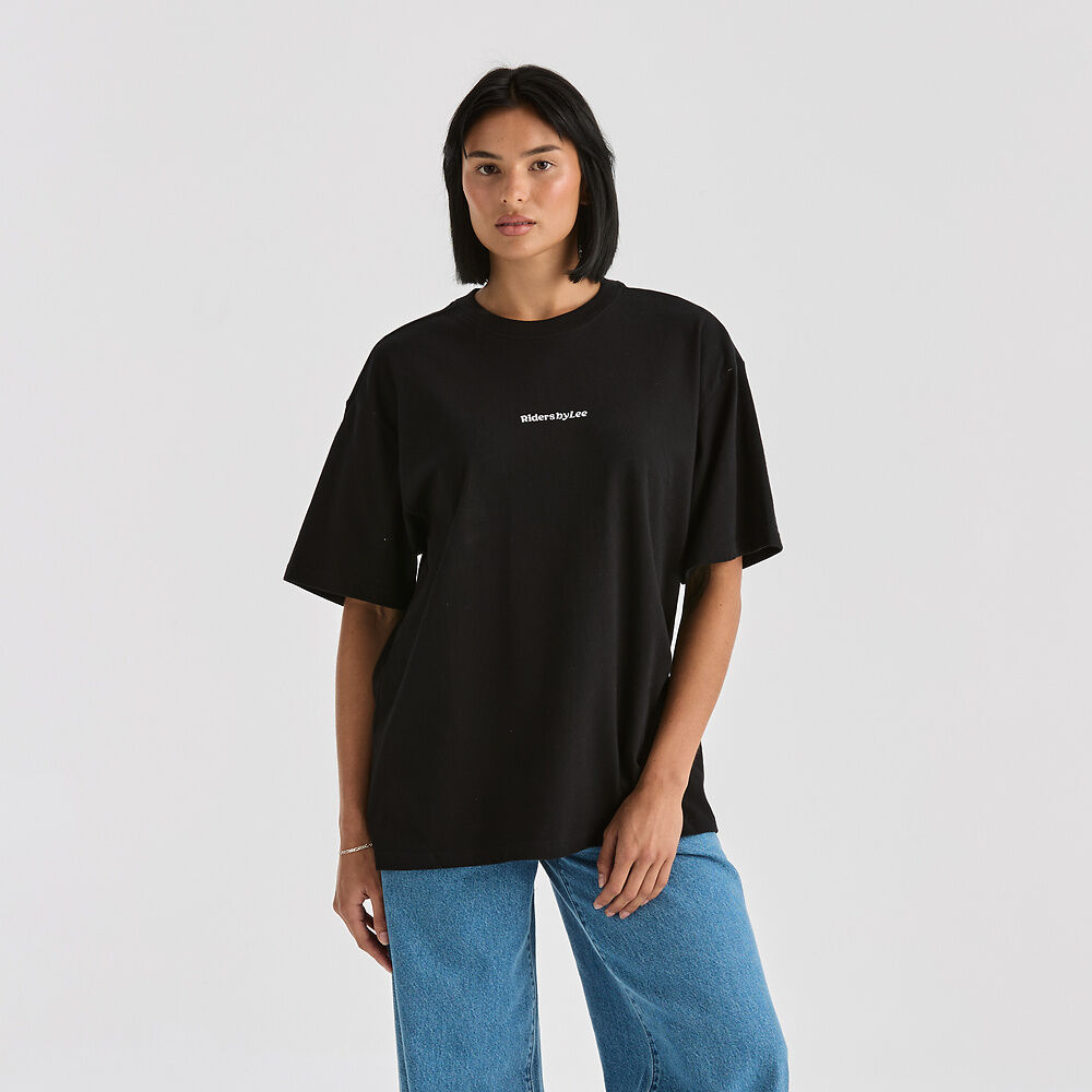 Essential Slouch Tee - Black