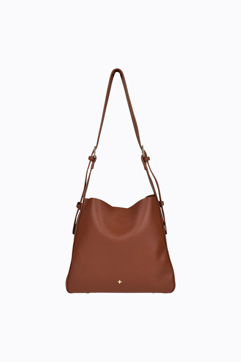 Otto Slouch Bucket Handbag - Tan