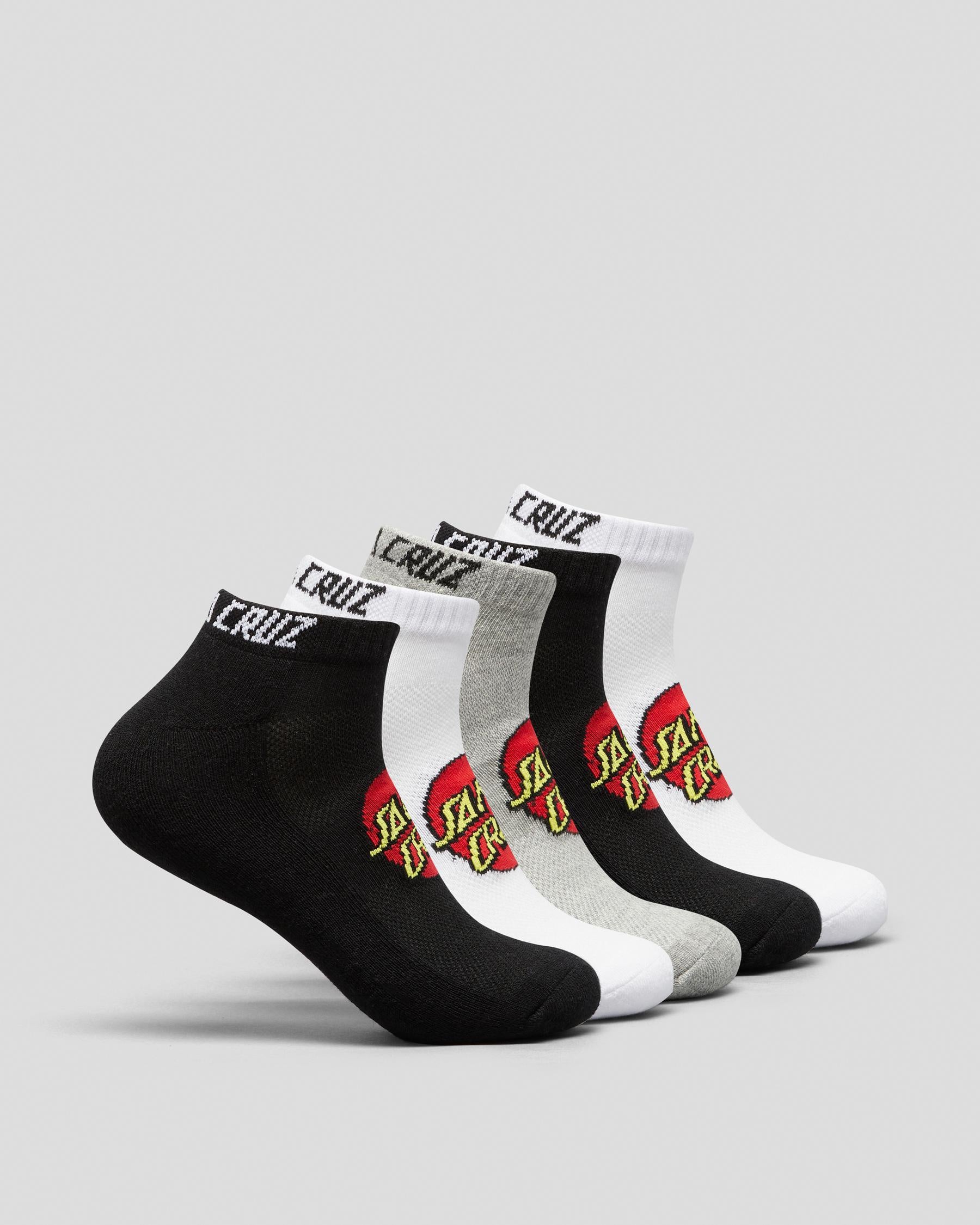 Classic Dot Ankle Socks 5-PK