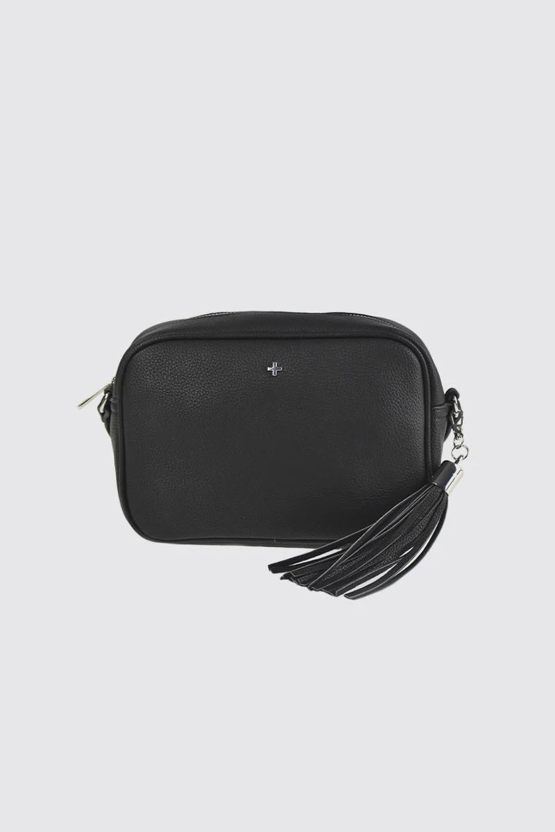Gracie Crossbody Bag - Black/Silver