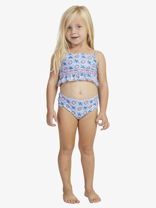 Bold Florals Crop Top Set