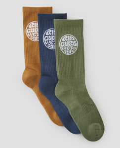 Wetty  Crew Sock  3PK