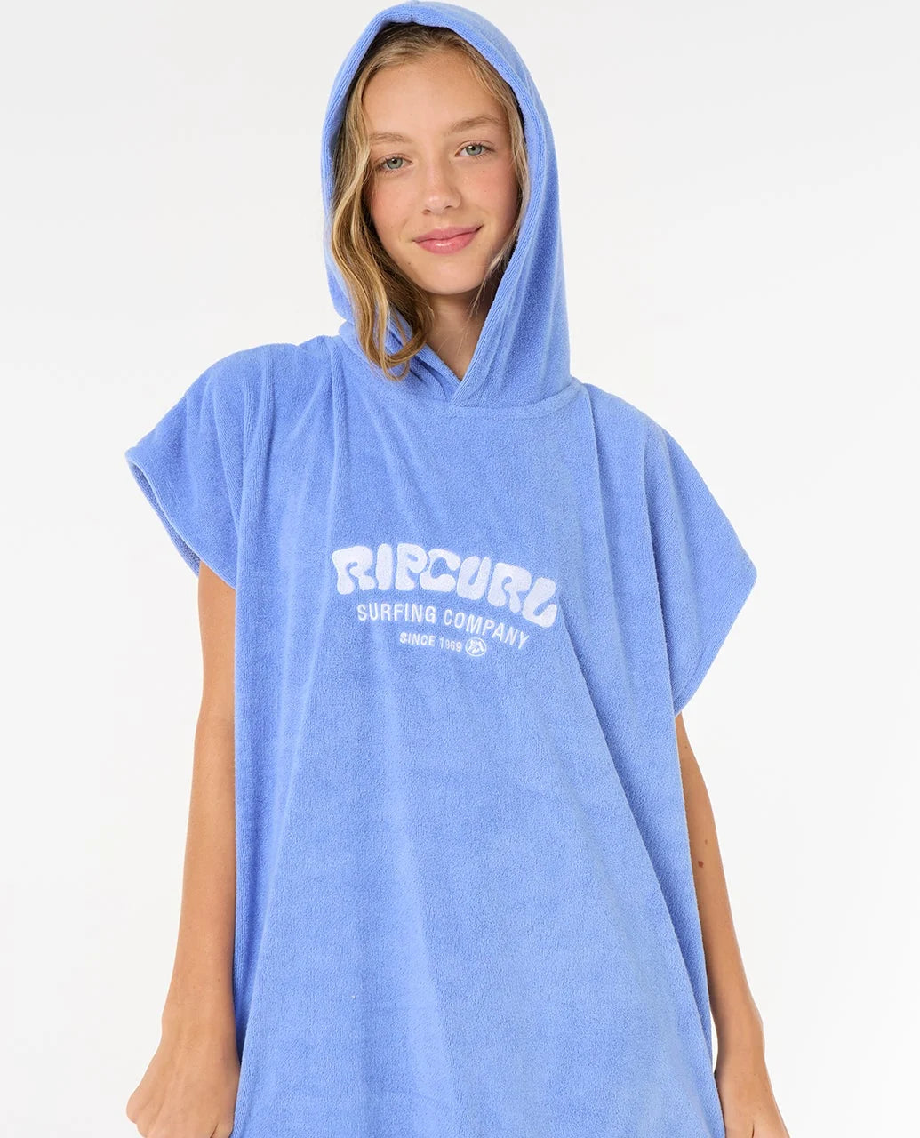 Classic Surf Hooded Towel - Blue/Teen