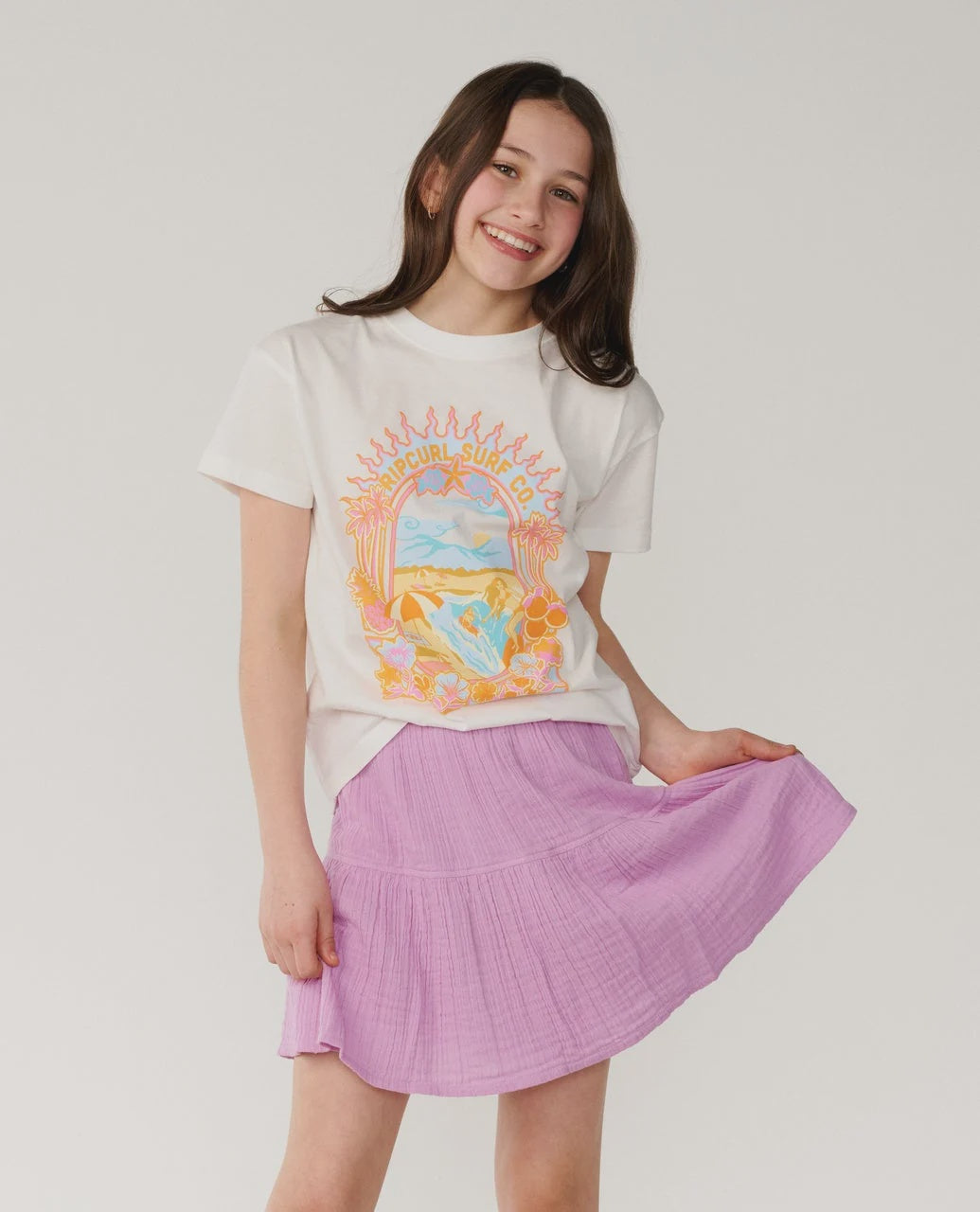 Costa Del Sol Woven Skort - Teen