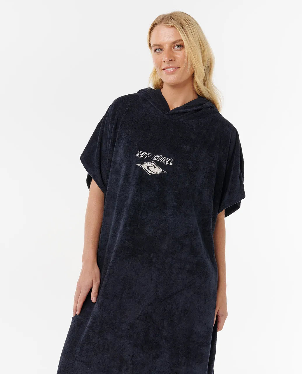 CLASSIC SURF HOODED TOWEL-BLACK