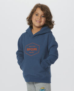 Boys Stapler Hood - Washed Blue