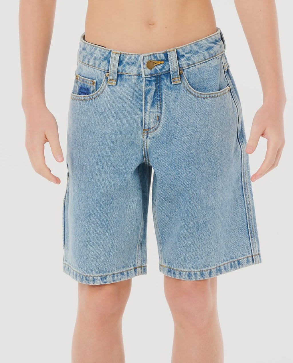 Hyped Up Denim Walkshort - Teen