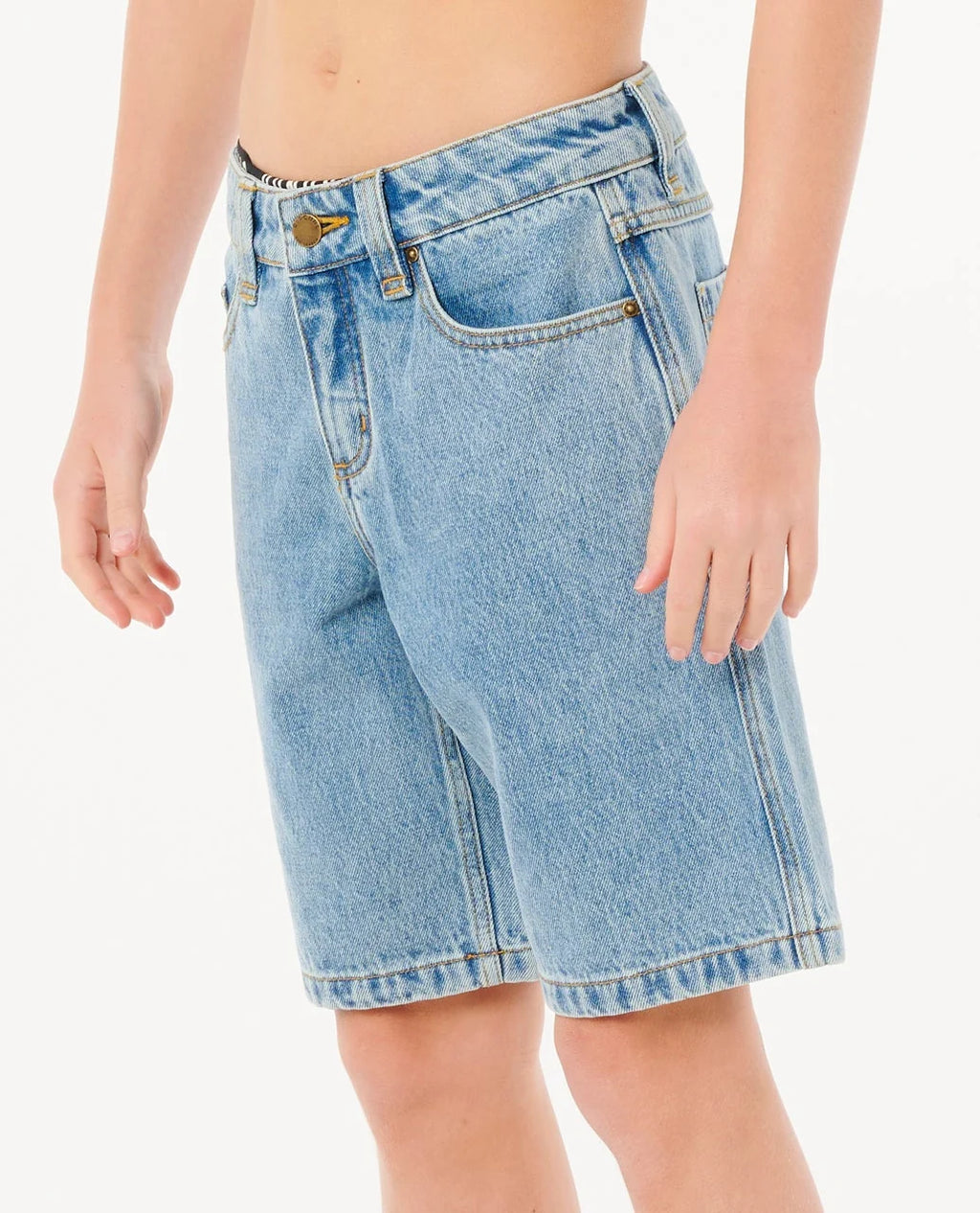 Hyped Up Denim Walkshort - Teen