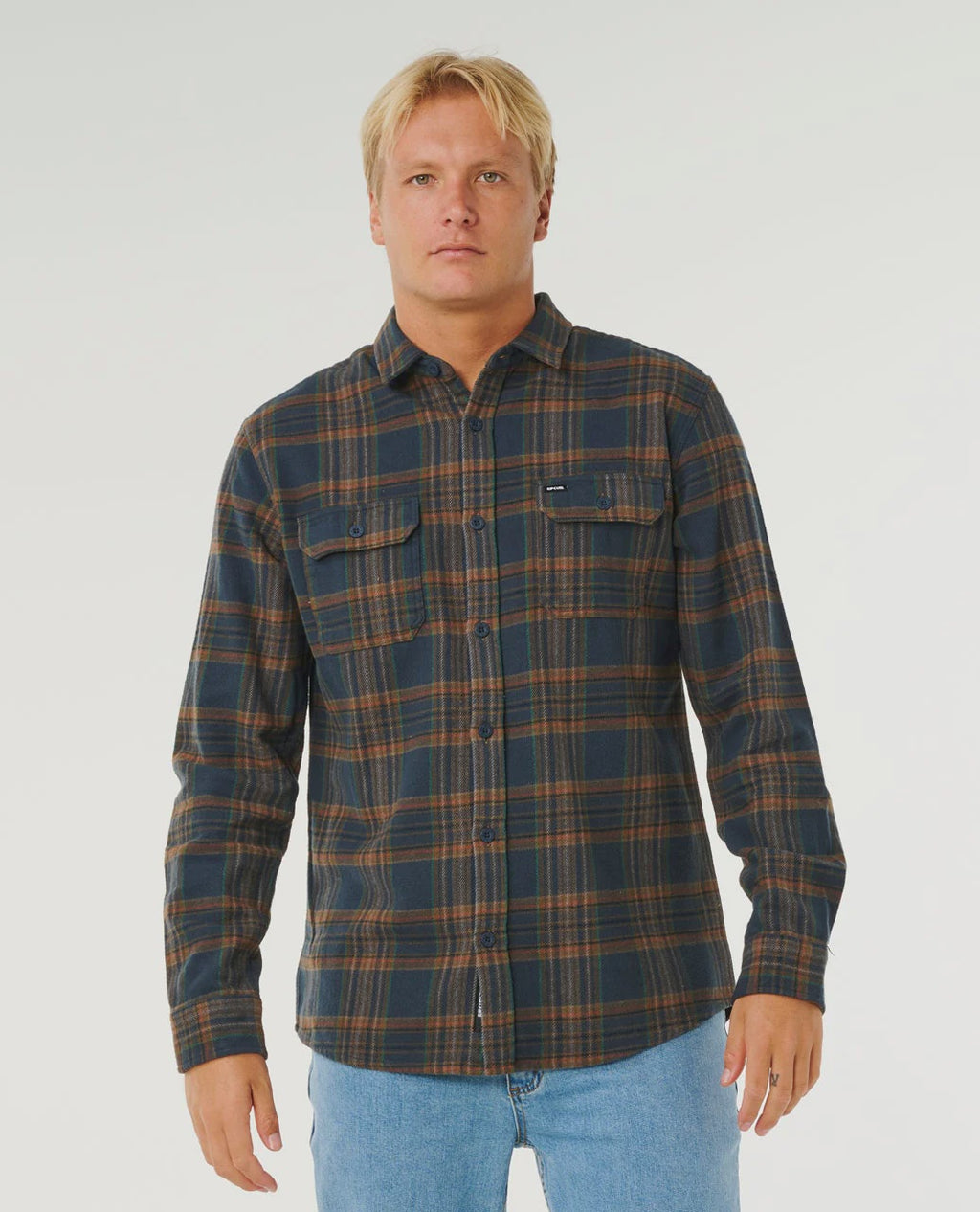 Griffin Flannel Shirt - Dark Olive