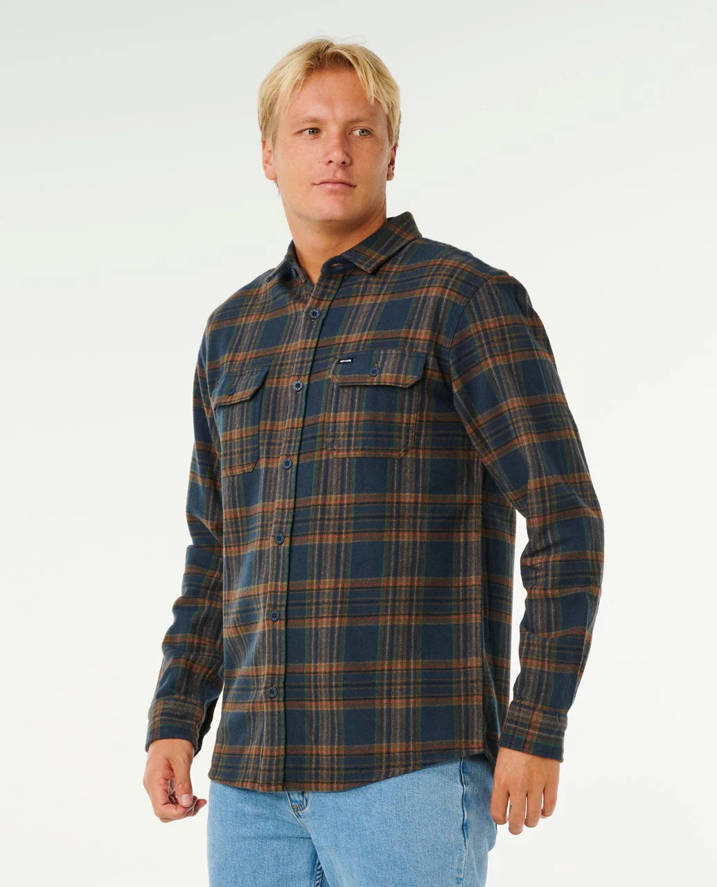 Griffin Flannel Shirt - Dark Olive