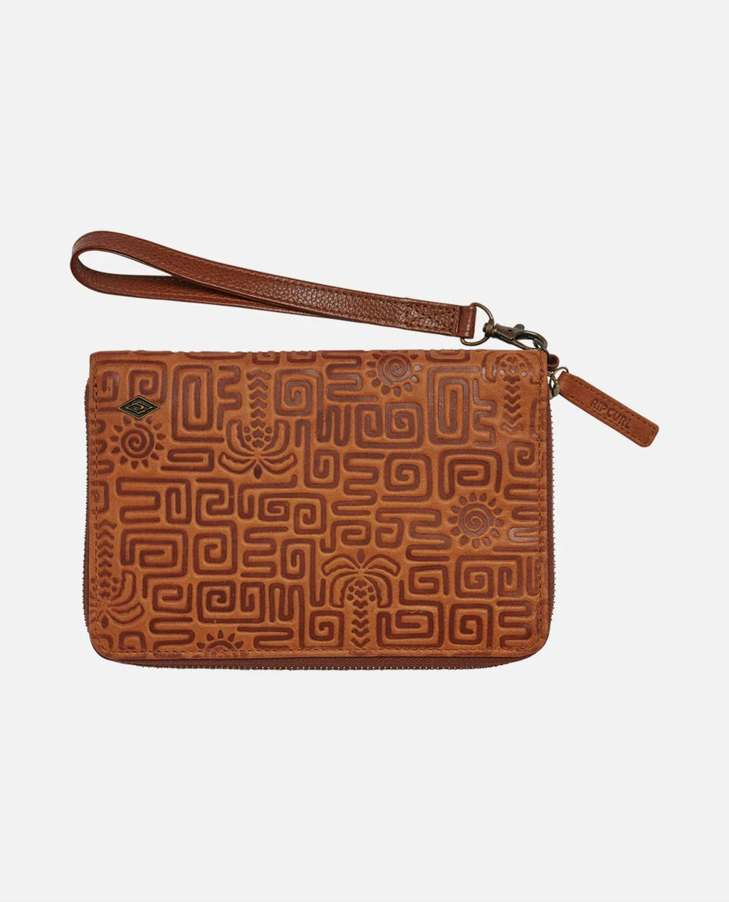 Oversized RFID Leather Waller - Vintage Tan