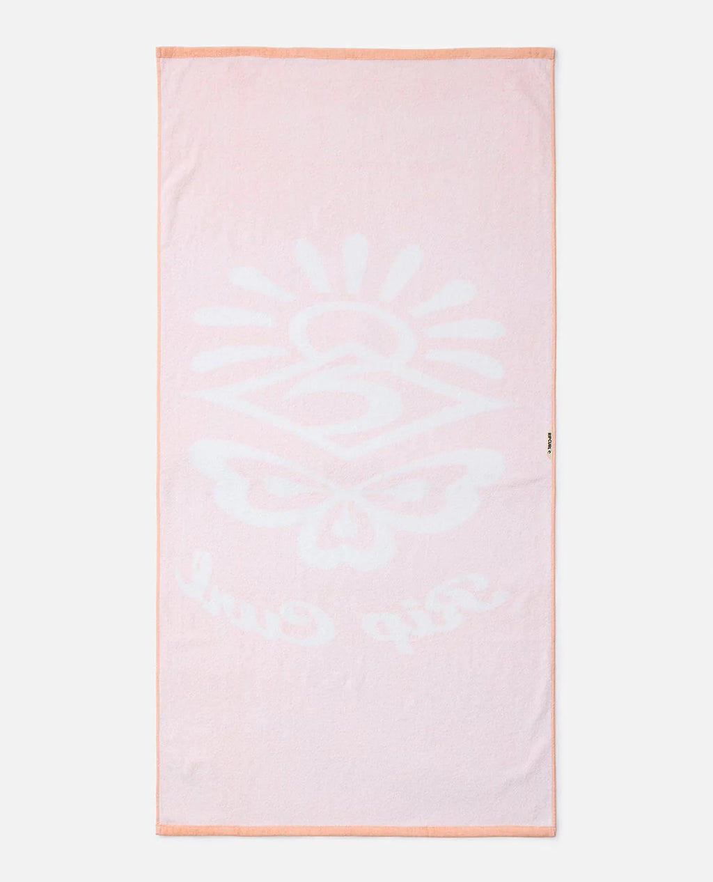 Graphic Standard Towel - Peach