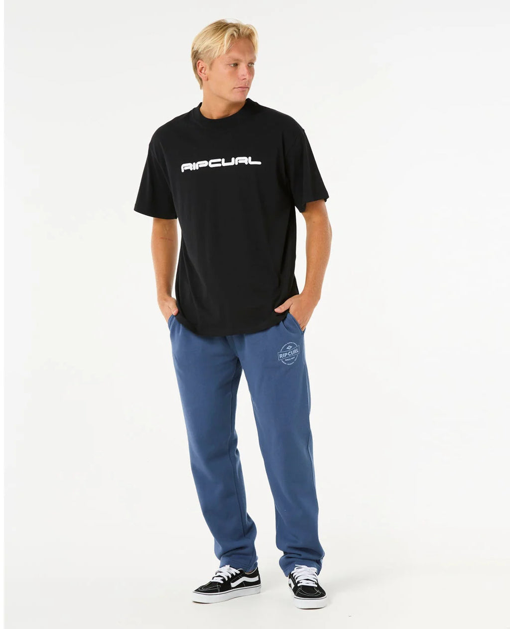 Stapler Trackpant - Washed Navy