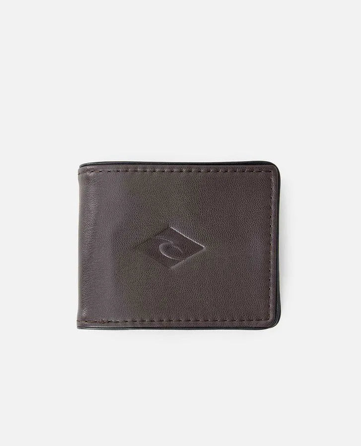 Layered RFID 2 IN 1 Leather Wallet - Brown