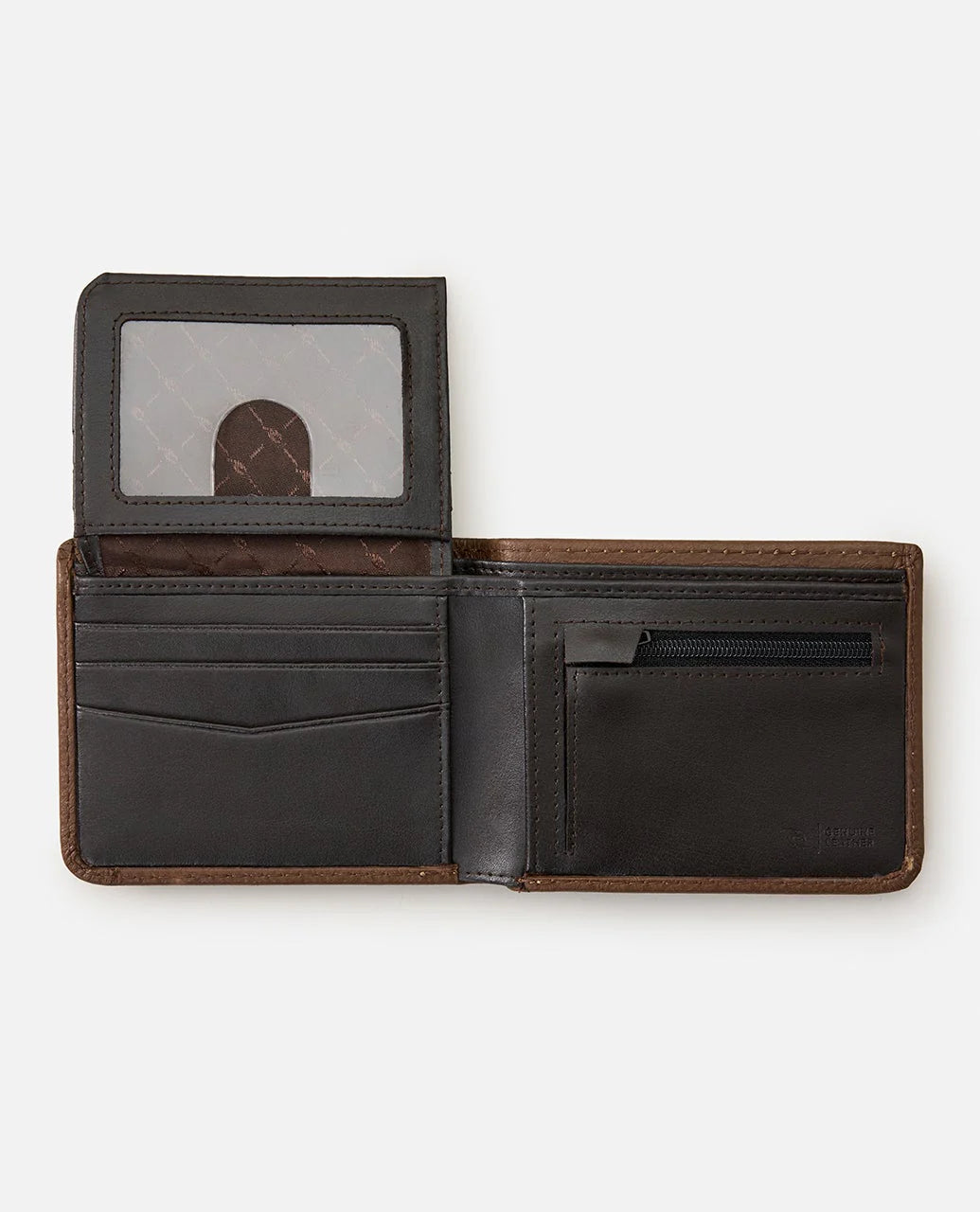 Wetsuit Logo RDIF All Day Wallet - Brown