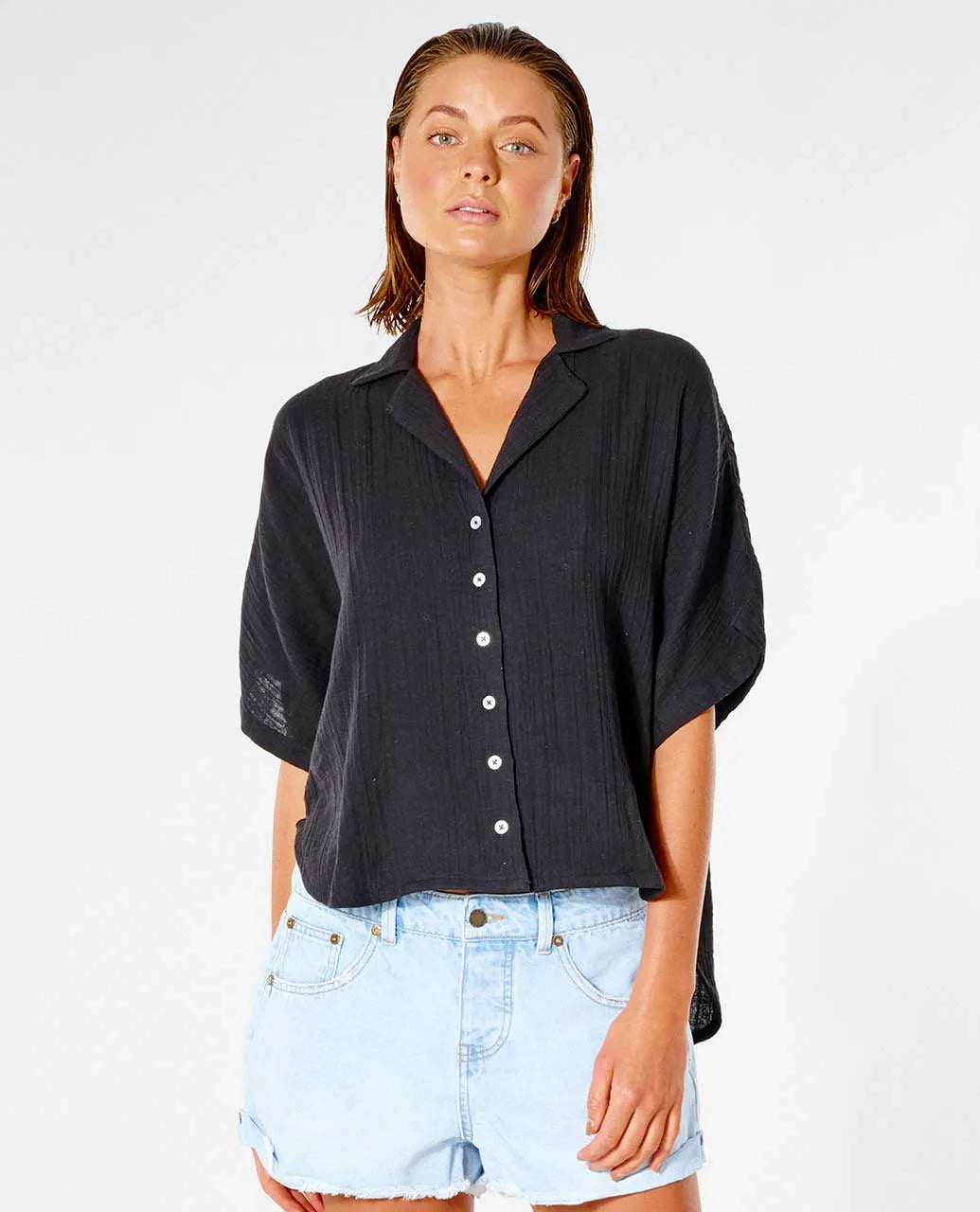 Premium Surf S/S Shirt - Black