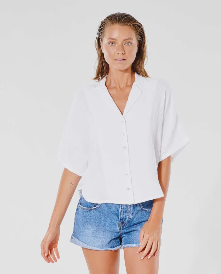 Premium Surf S/S Shirt - White