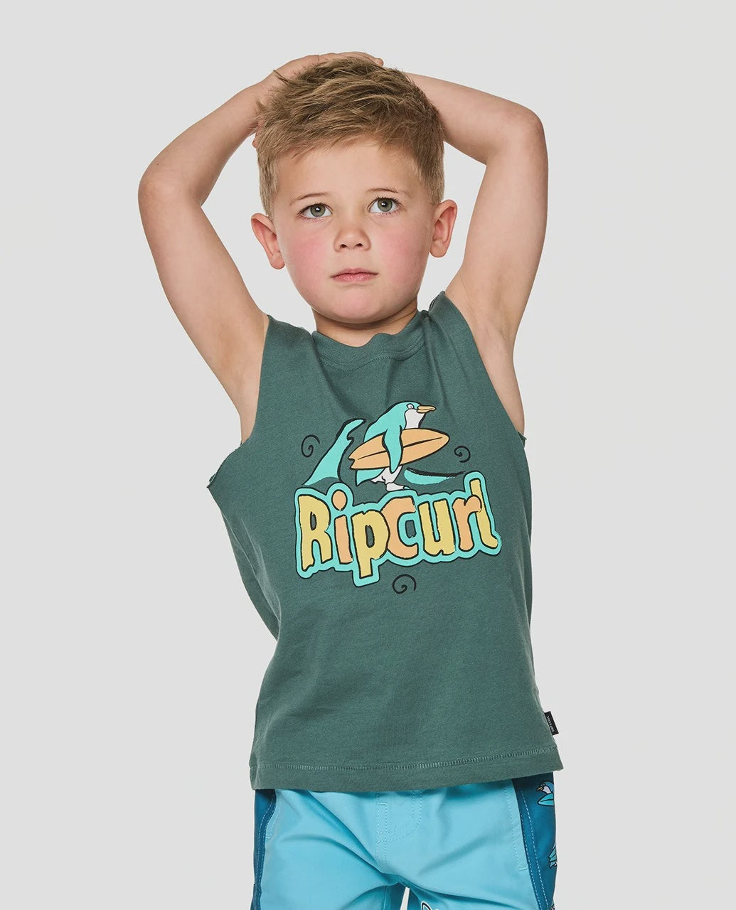 Paddle Out Art Tank - Boy