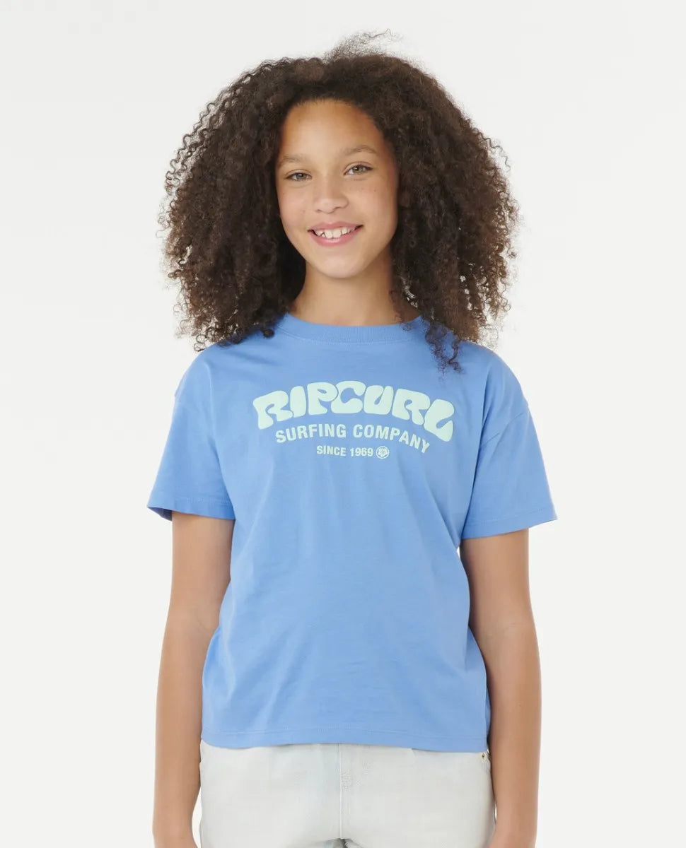 Surf Puff Relaxed Tee - Girl