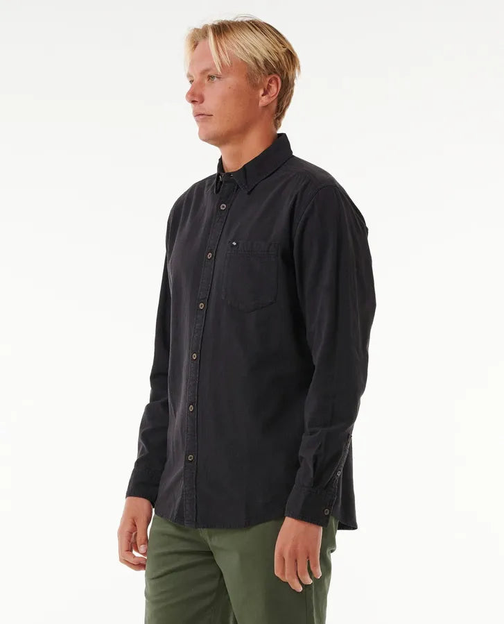 Classic  Surf Washed L/S Shirt - Black