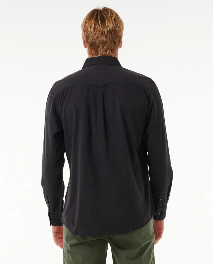 Classic  Surf Washed L/S Shirt - Black