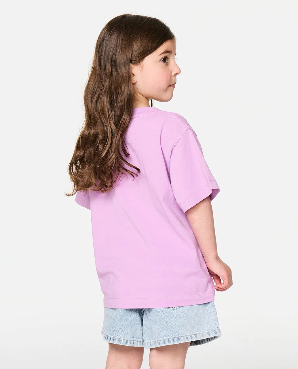 Surf Puff Tee - Kids/Lilac