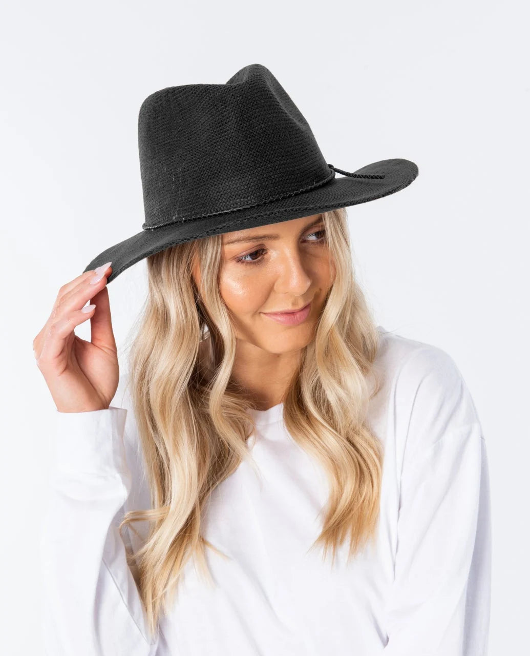Classic Surf Knit Panama - Black