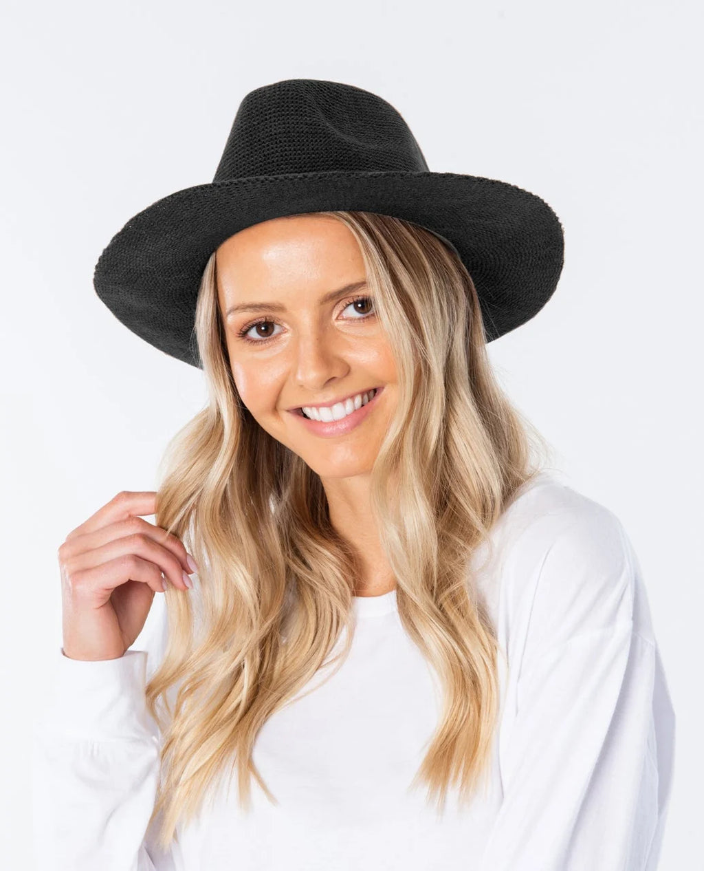 Classic Surf Knit Panama - Black