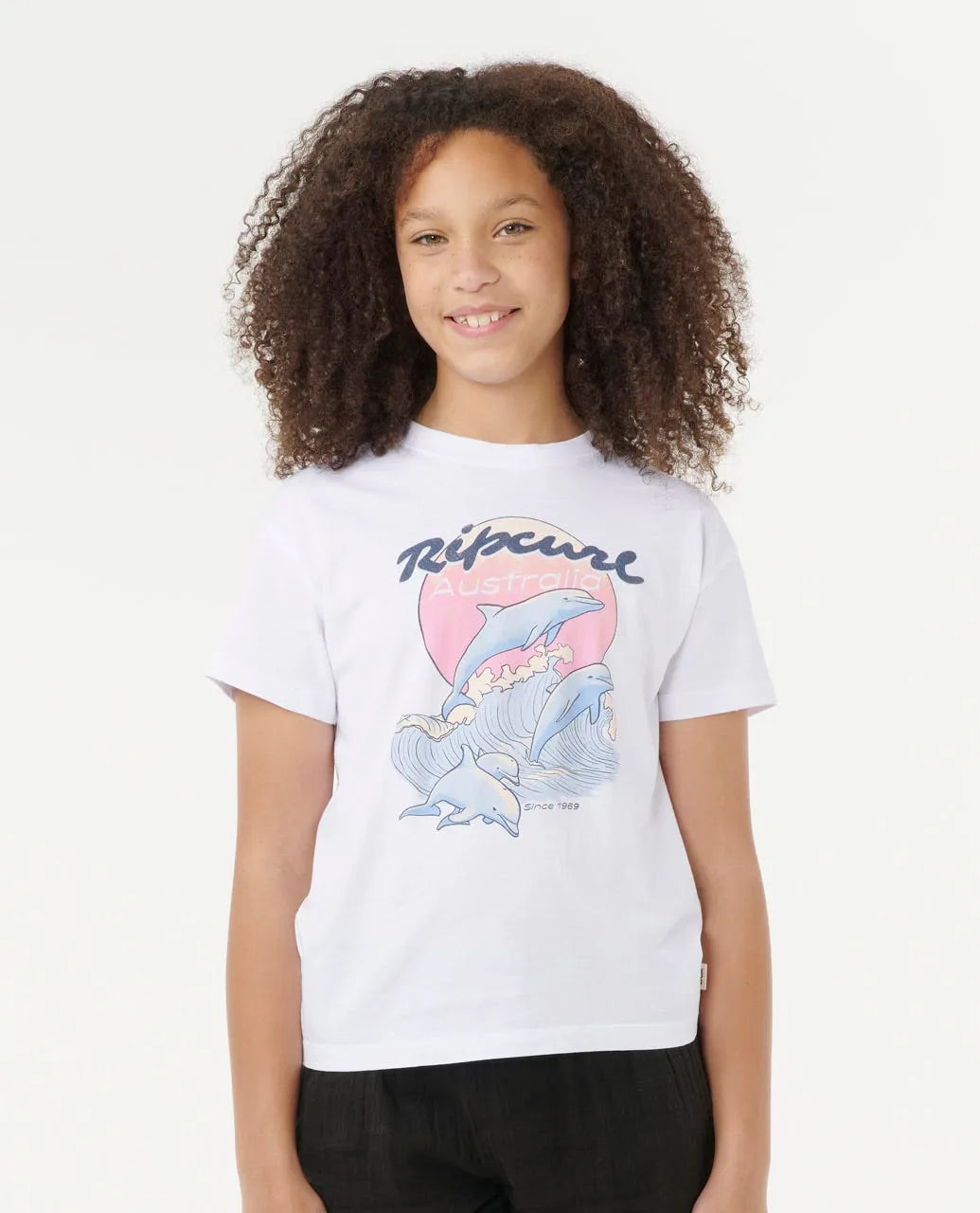 Dolphin Relaxed Tee - Girl