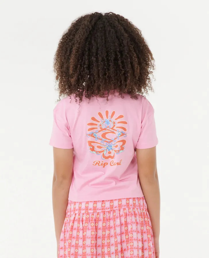 Sunset Skies Baby Tee - Girl