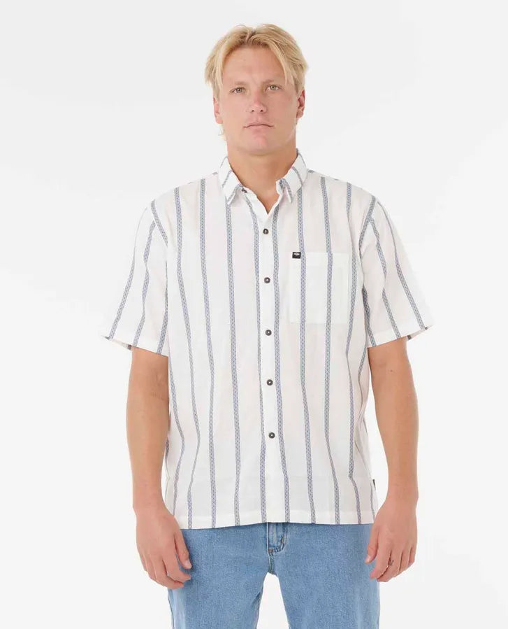 Classic Surf Stripe S/S Shirt - Bone