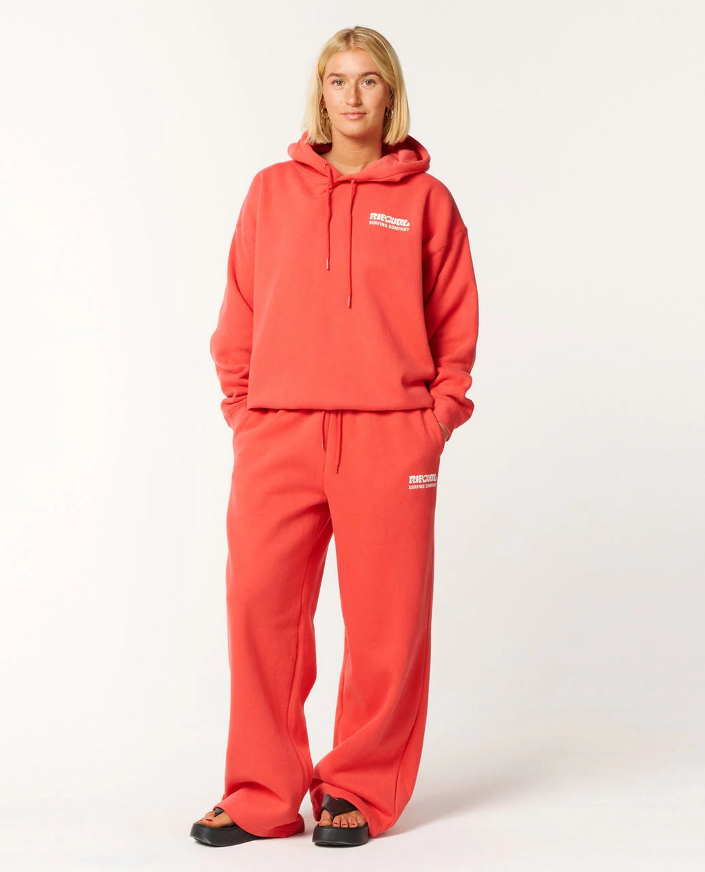 Surf Puff Heritage Hood - Deep Red
