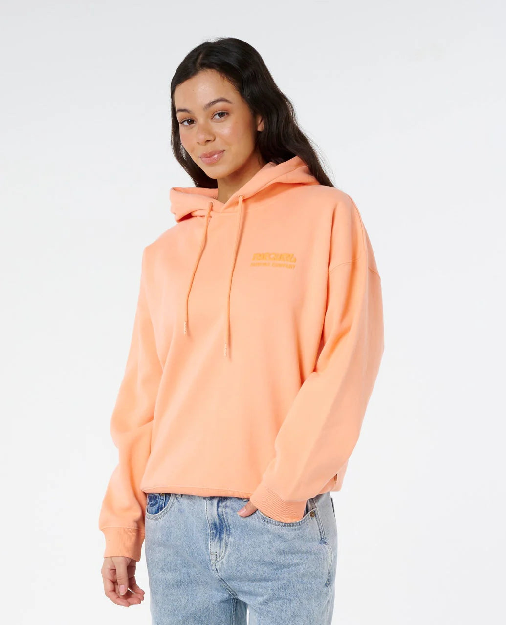 Surf Puff Relaxed Hood - Papaya