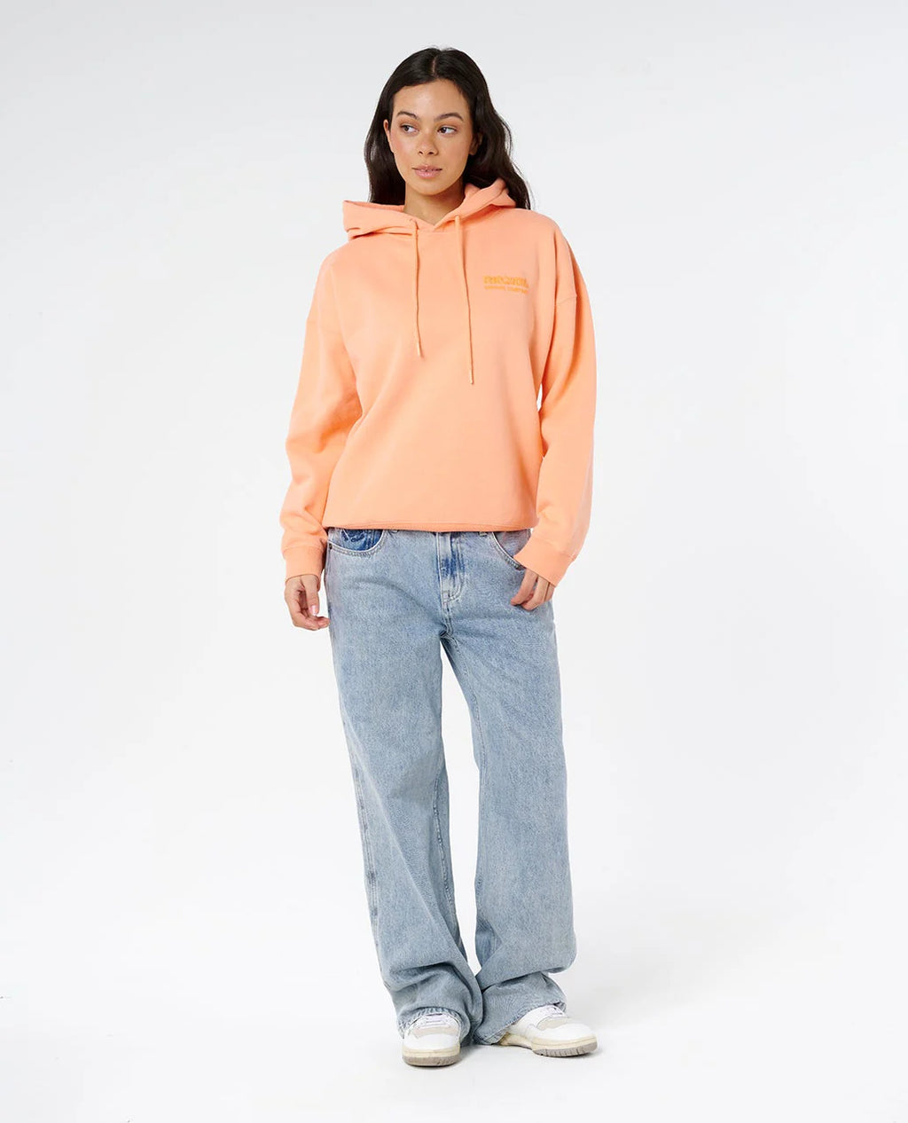 Surf Puff Relaxed Hood - Papaya