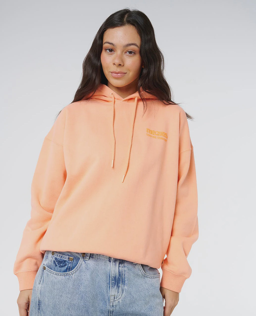 Surf Puff Relaxed Hood - Papaya