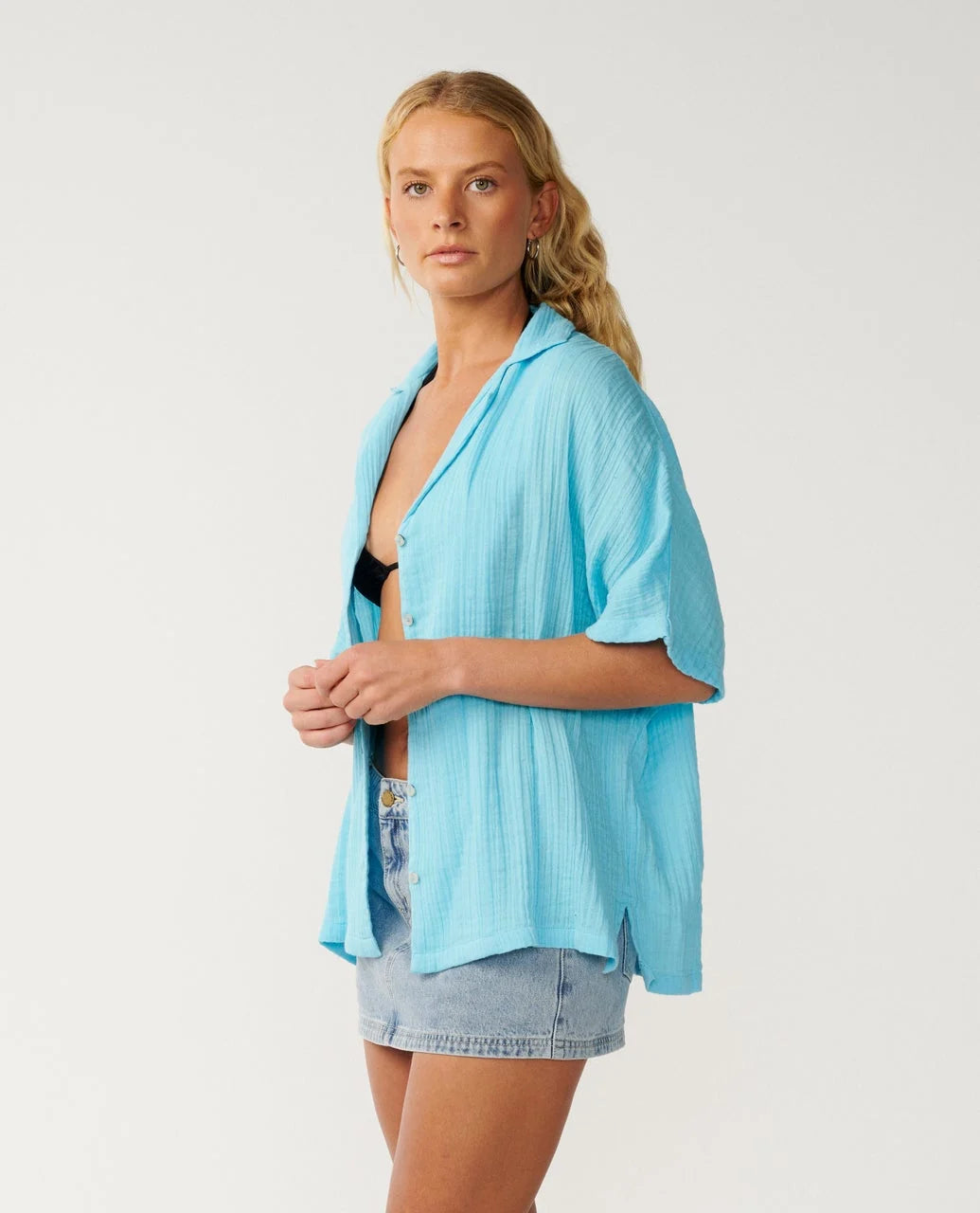 Premium Surf S/S Shirt - Blue