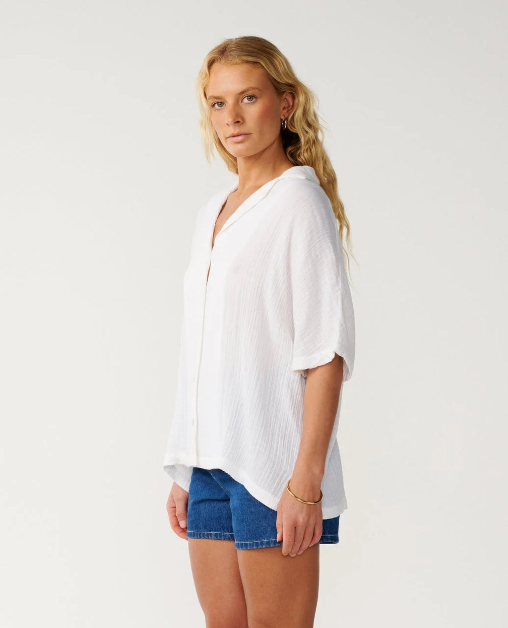 Premium Surf S/S Shirt - White