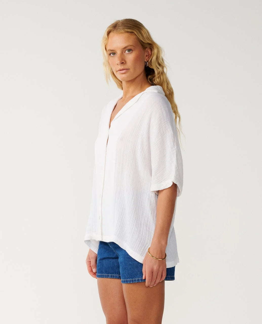 Premium Surf S/S Shirt - White