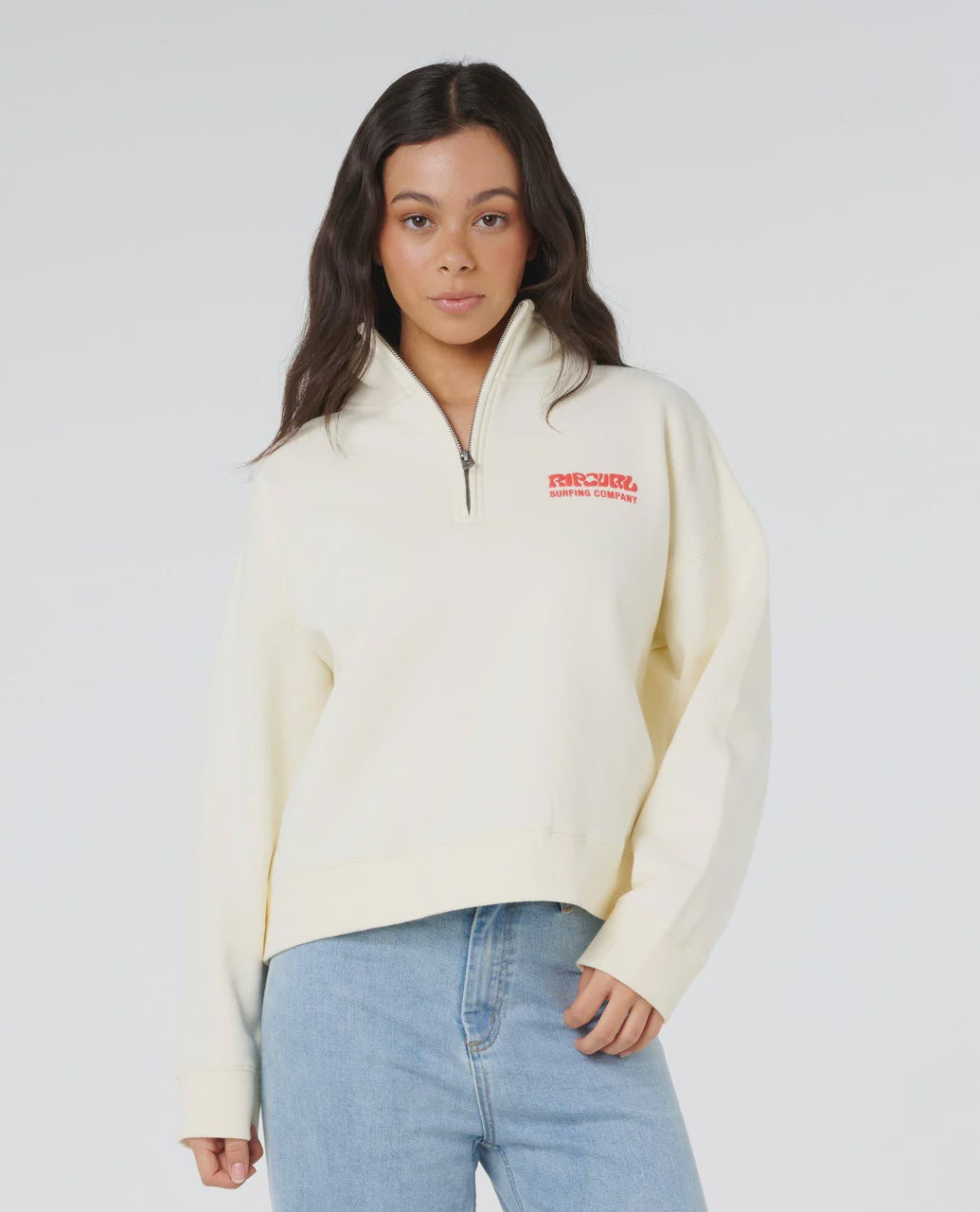 Surf Puff 1/4 Zip Crew