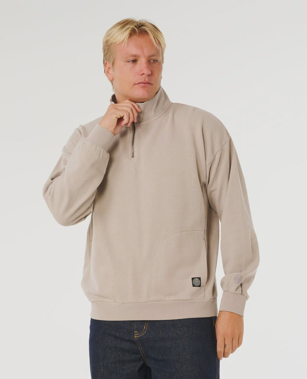 Premium Surf 1/4 Zip Crew