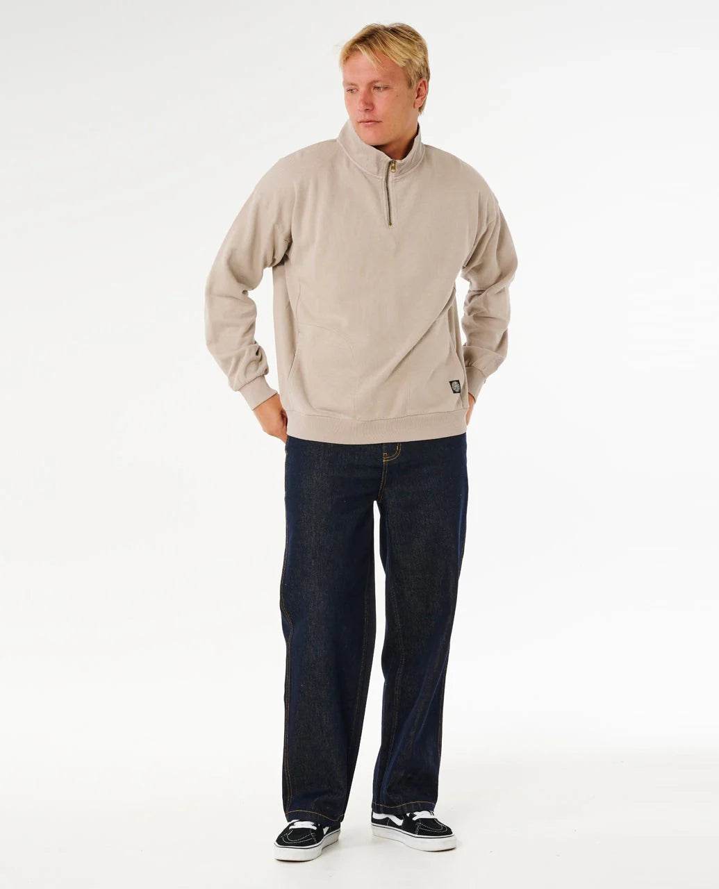 Premium Surf 1/4 Zip Crew