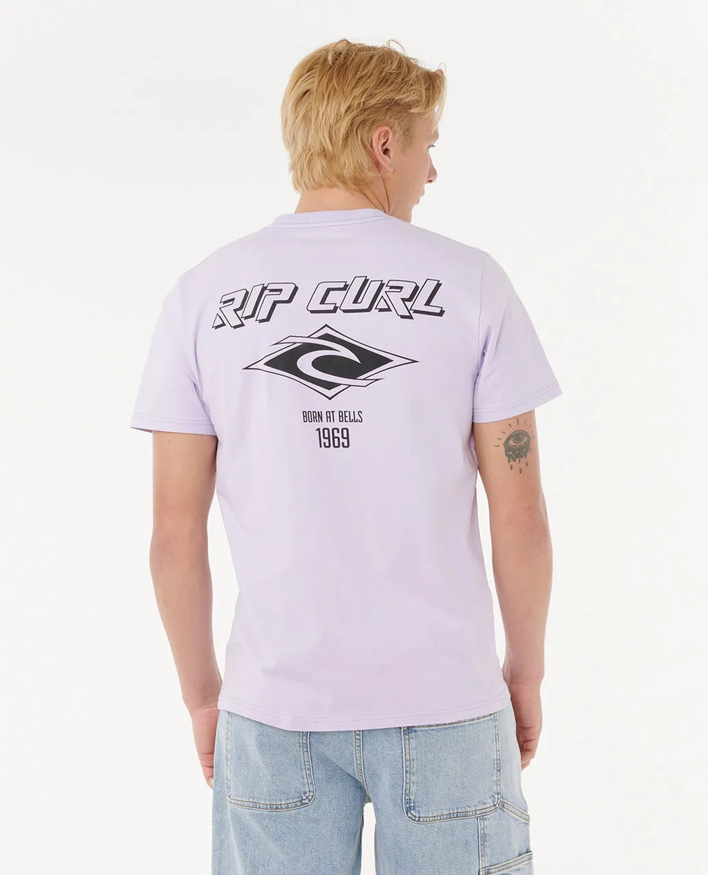 Fade Out Icon Tee - Iced Lavender