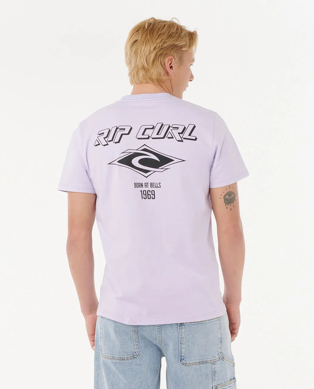 Fade Out Icon Tee - Iced Lavender