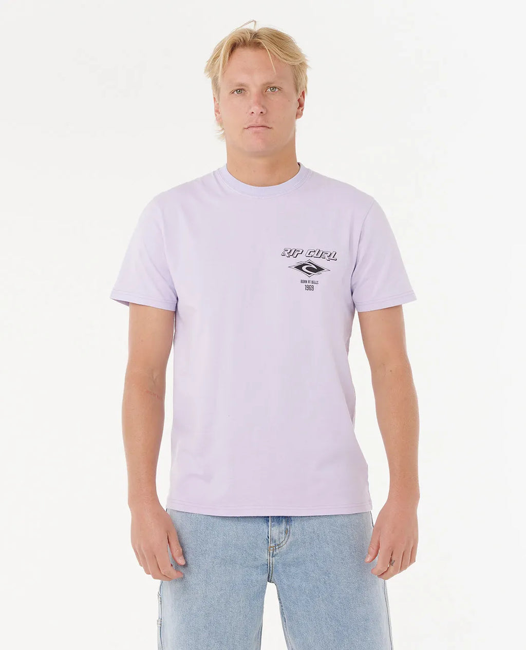 Fade Out Icon Tee - Iced Lavender